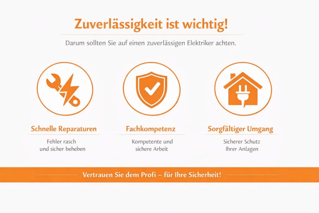 Elektriker von privat gesucht: Warum Zuverlässigkeit so wichtig ist