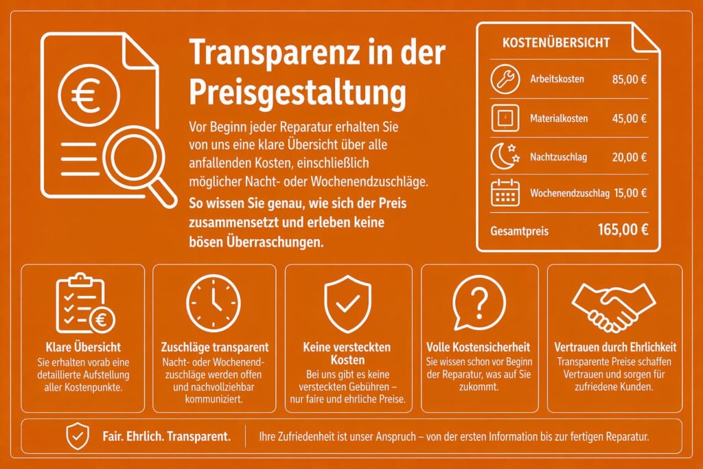 Transparenz in der Preisgestaltung