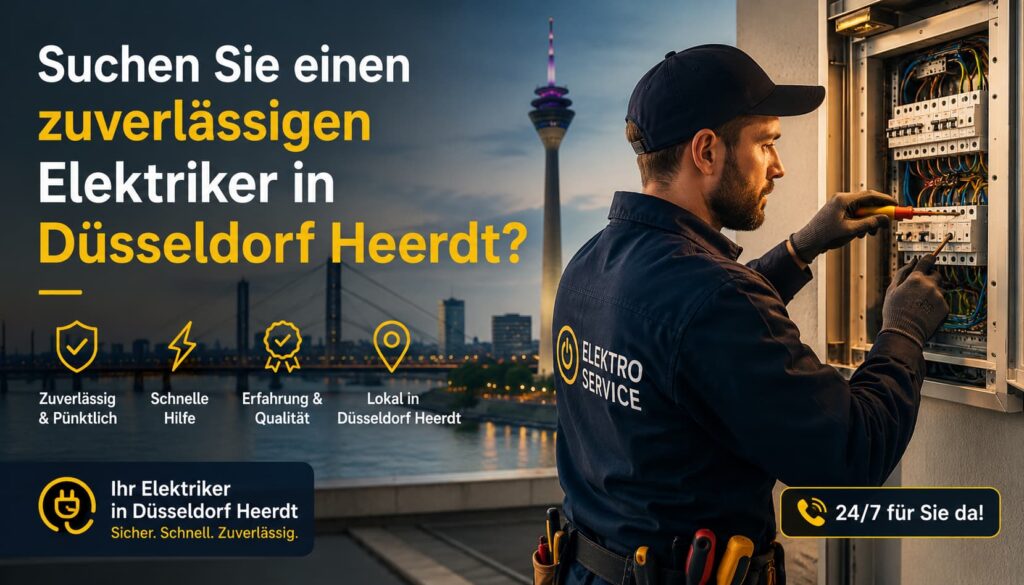 Professioneller Techniker bei der Reparatur eines Stromkastens in moderner Umgebung