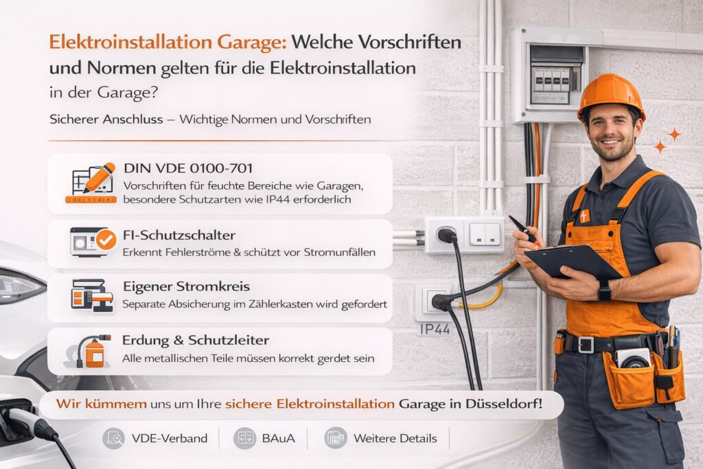 Elektroinstallation Garage: Welche Vorschriften und Normen gelten für die Elektroinstallation in der Garage?