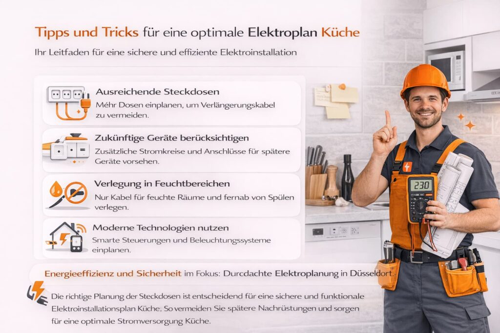 Tipps und Tricks für eine optimale Elektroplan Küche