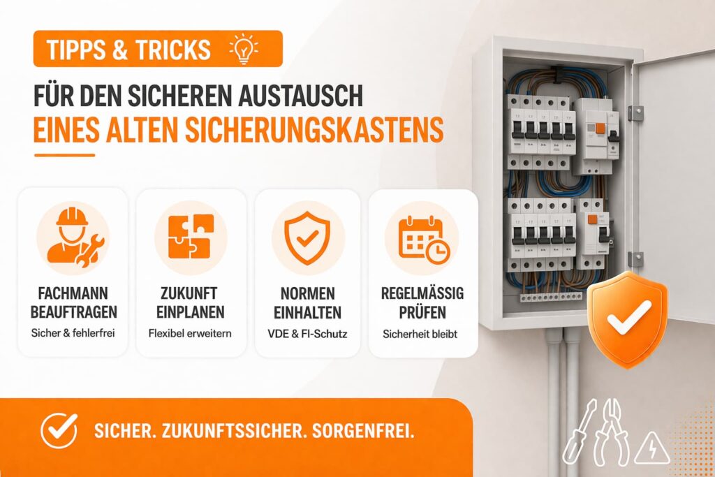 Tipps & Tricks für den sicheren Austausch eines alten Sicherungskastens