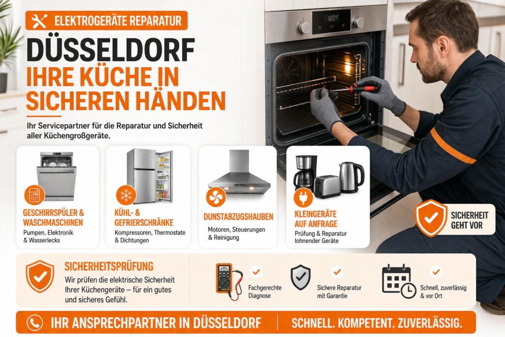 Elektrogeräte Reparatur Düsseldorf: Ihre Küche in sicheren Händen
