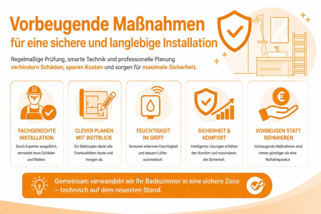 Vorbeugende Maßnahmen für eine sichere und langlebige Installation