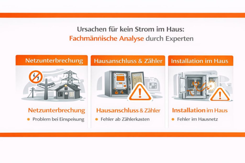 Ursachen für kein Strom im Haus: Fachmännische Analyse durch Experten