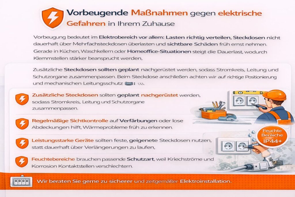 Vorbeugende Maßnahmen gegen elektrische Gefahren in Ihrem Zuhause