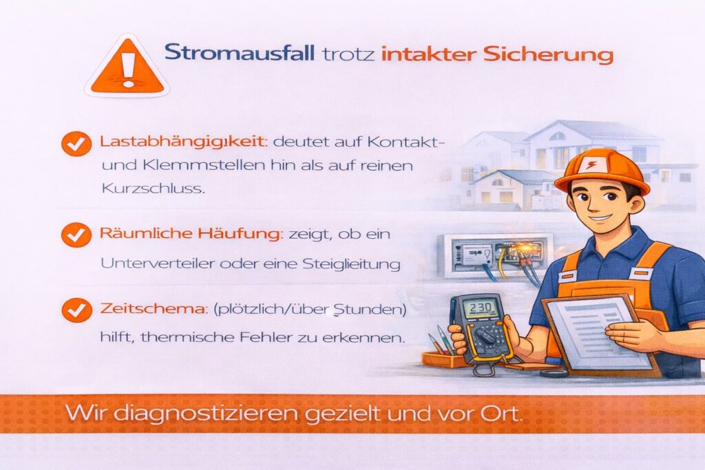 Elektriker Düsseldorf: Schnelle und zuverlässige Hilfe bei stromausfall trotz intakter sicherung