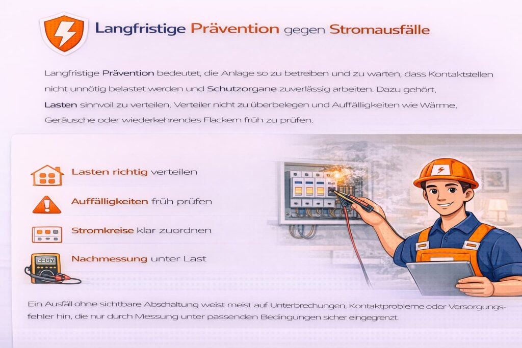 Langfristige Prävention gegen Stromausfälle – Ihr Elektriker Düsseldorf berät Sie kompetent