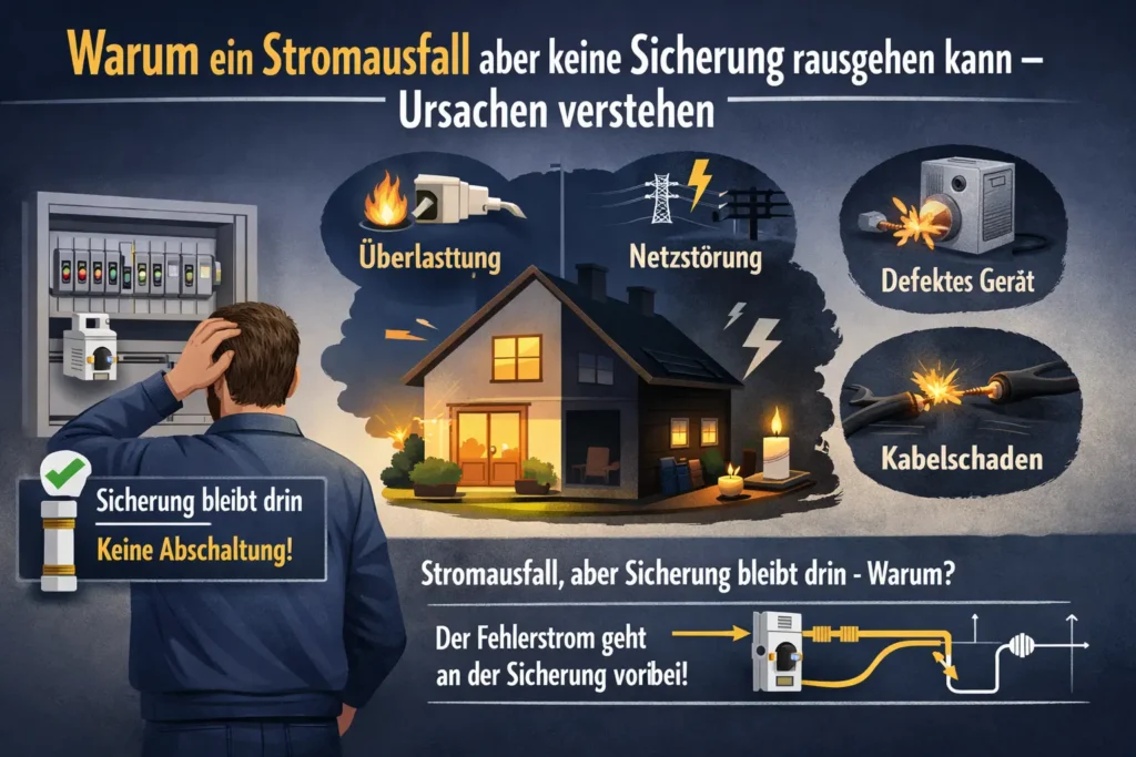 Warum ein Stromausfall aber keine Sicherung rausgehen kann – Ursachen verstehen