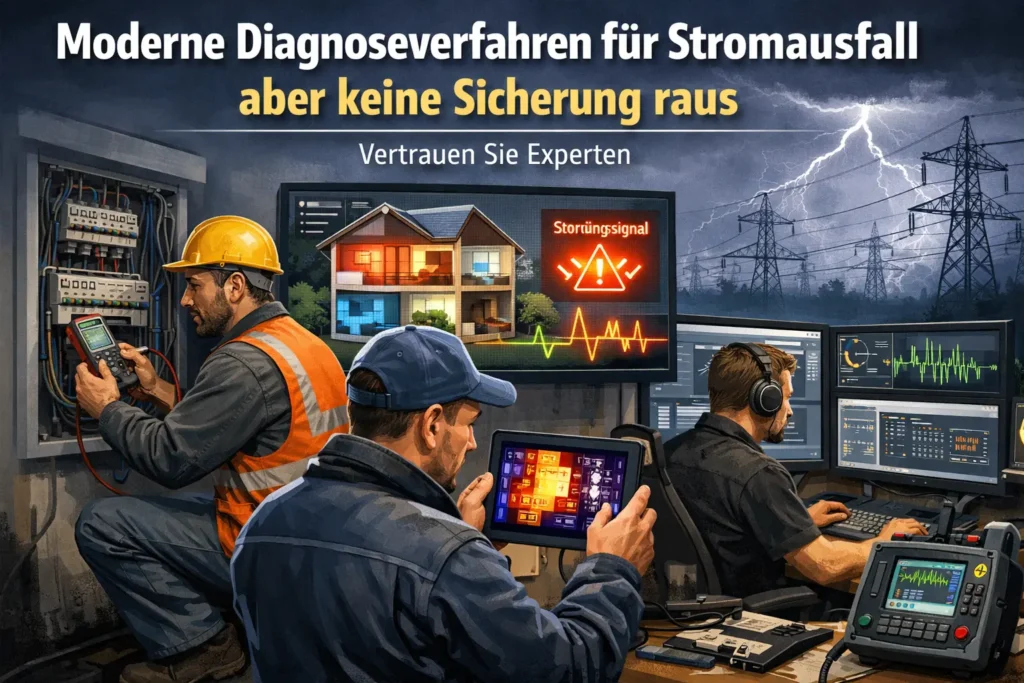 Moderne Diagnoseverfahren für stromausfall aber keine sicherung raus – Vertrauen Sie Experten