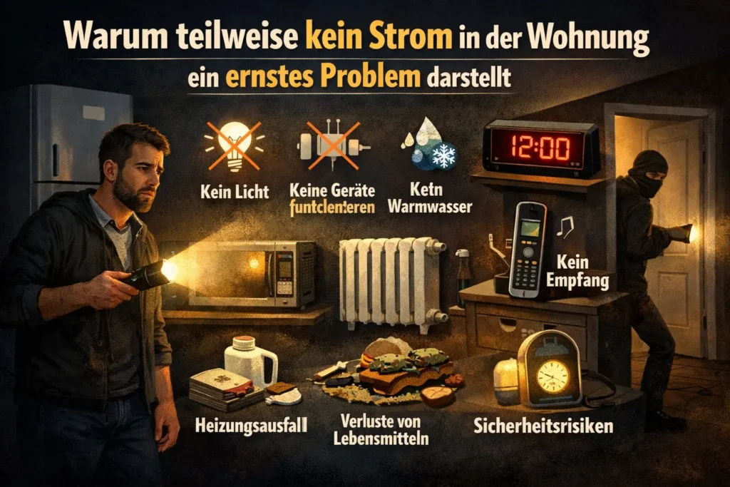 Warum teilweise kein Strom in der Wohnung ein ernstes Problem darstellt