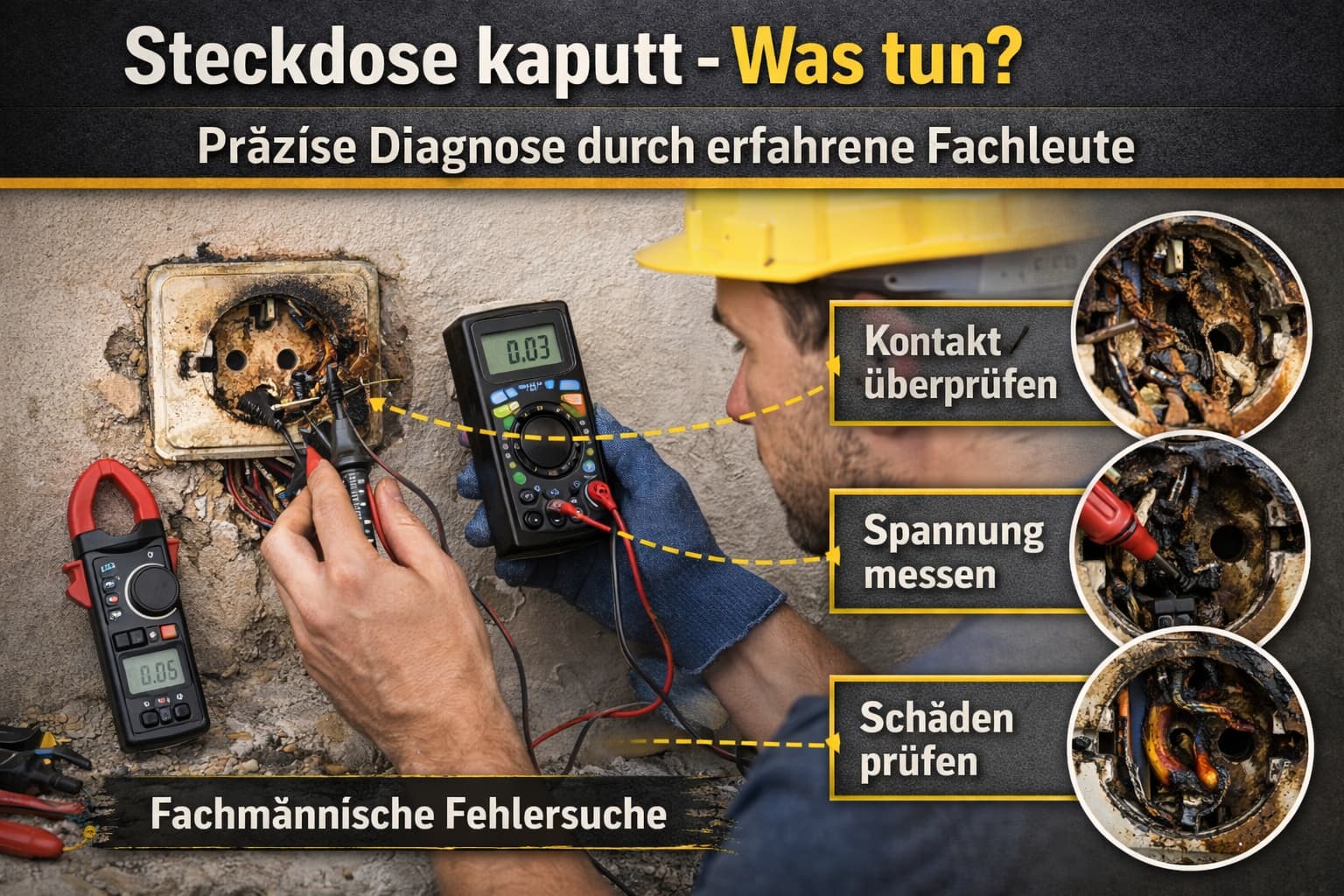 Wenn die Steckdose kaputt ist: Erste Einschätzung und Risiken
