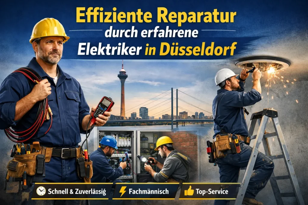 Effiziente Reparatur durch erfahrene Elektriker in Düsseldorf