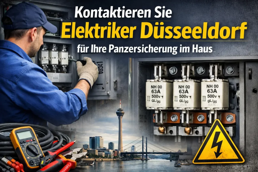 Kontaktieren Sie Elektriker Düsseldorf für Ihre Panzersicherung im Haus