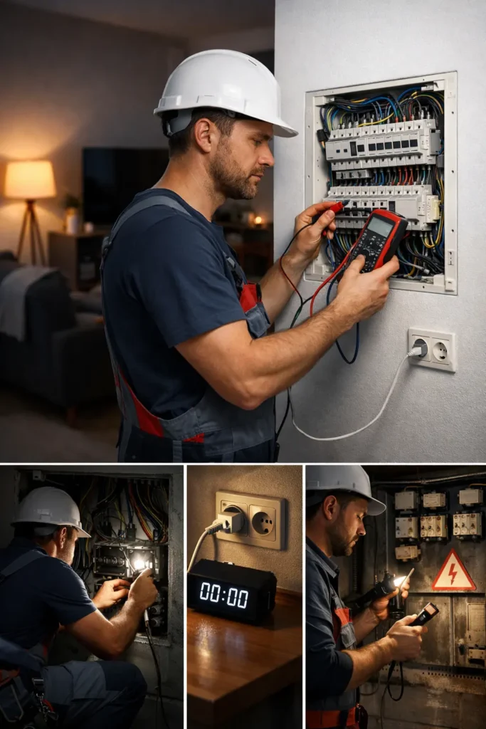 Teilweise Stromausfall in der Wohnung Wann ist professionelle Hilfe notwendig
