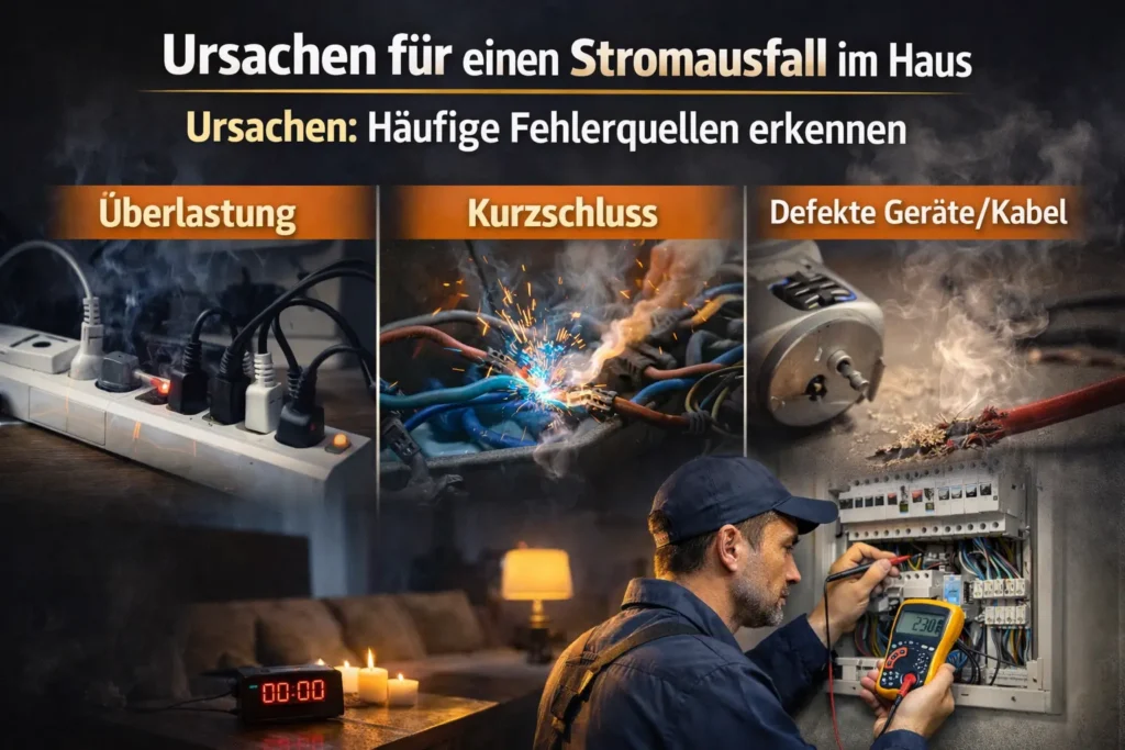 Ursachen für einen Stromausfall im Haus ursachen Häufige Fehlerquellen erkennen