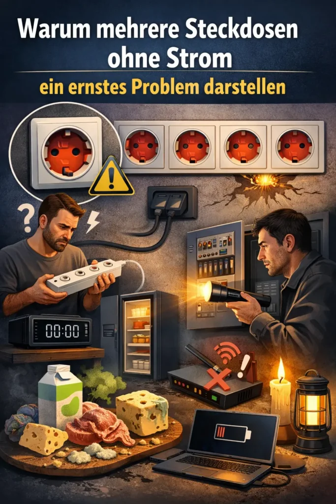 Warum mehrere Steckdosen ohne Strom ein ernstes Problem darstellen