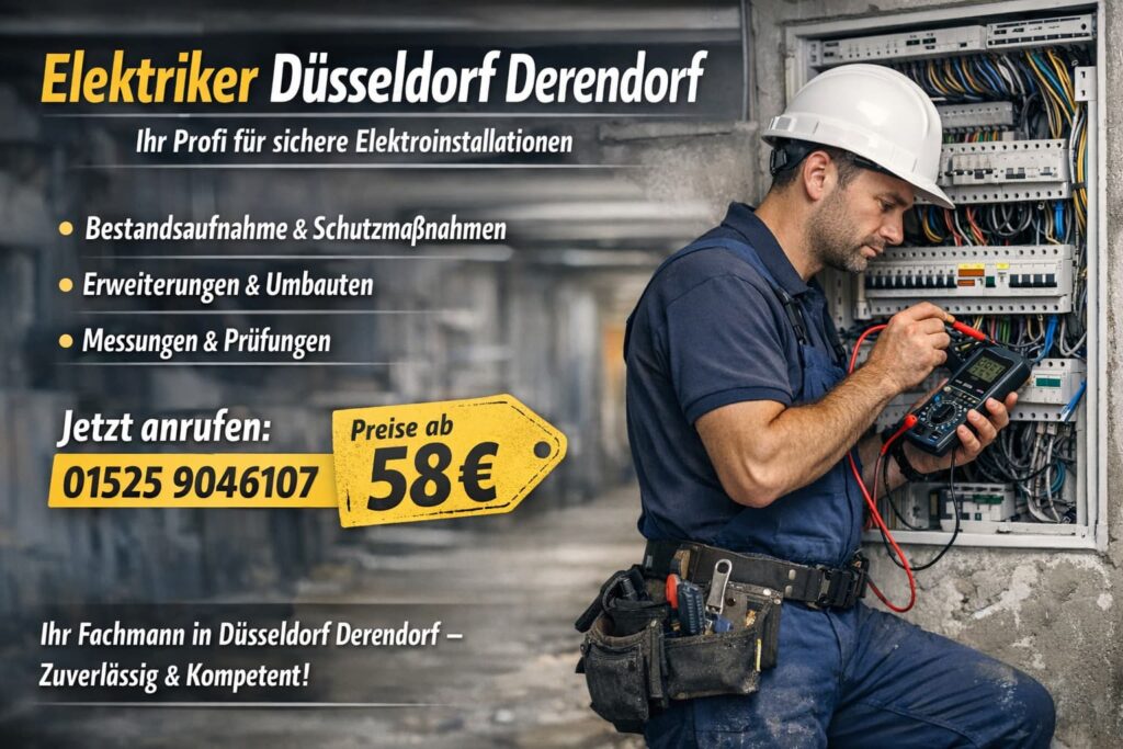 elektriker düsseldorf derendorf