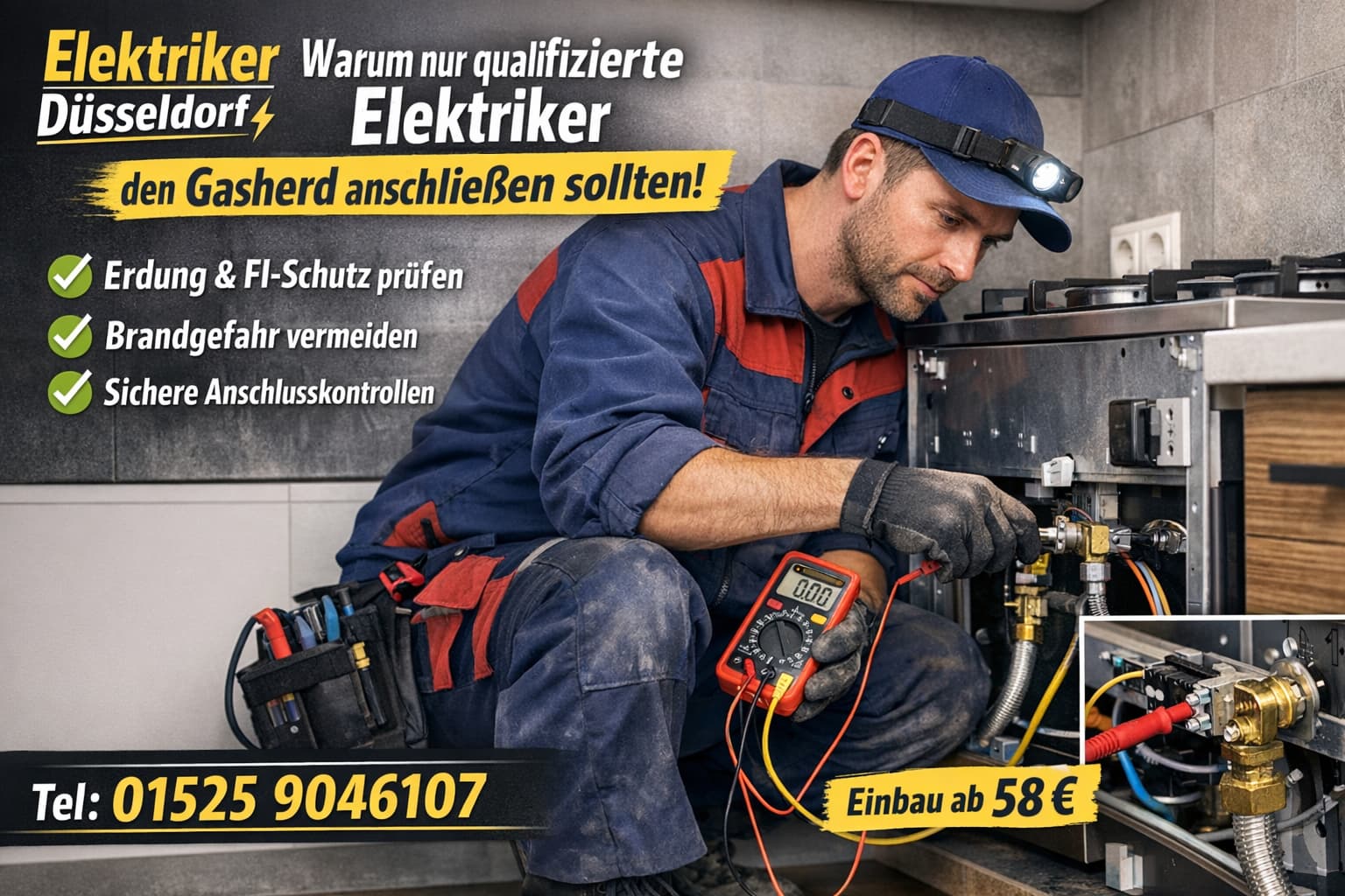 gasherd anschließen