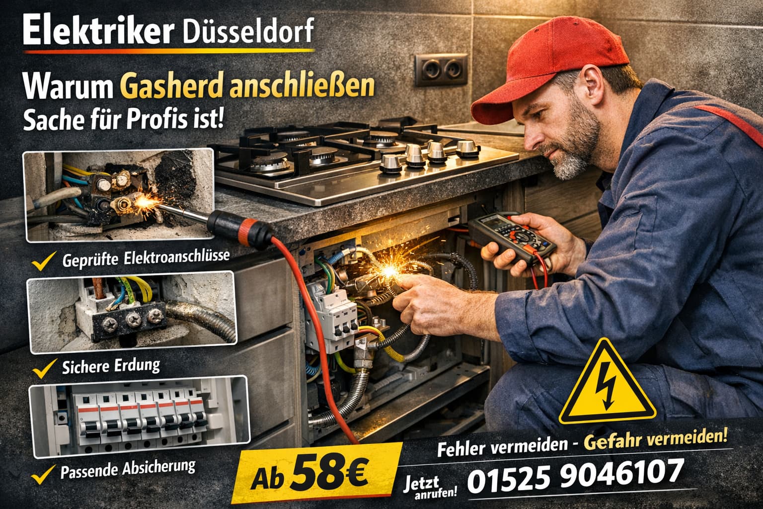 gasherd anschließen