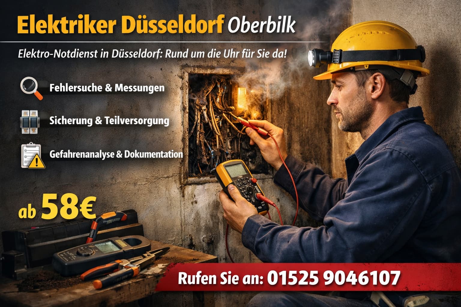 Elektriker Düsseldorf Oberbilk