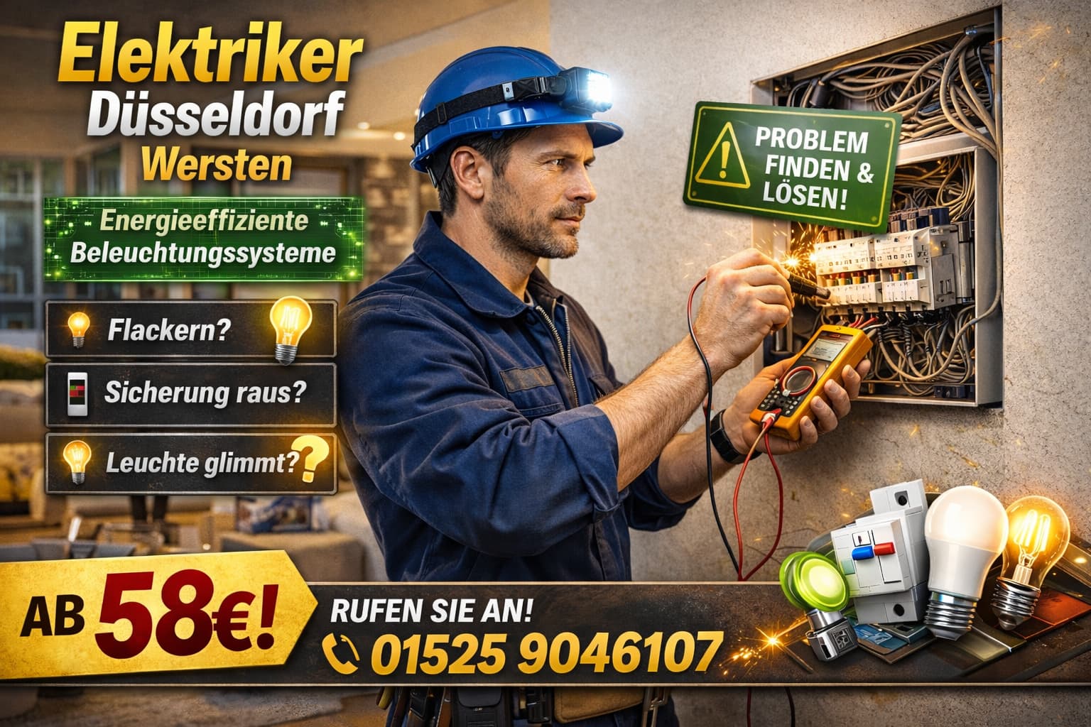 Elektriker Düsseldorf Wersten