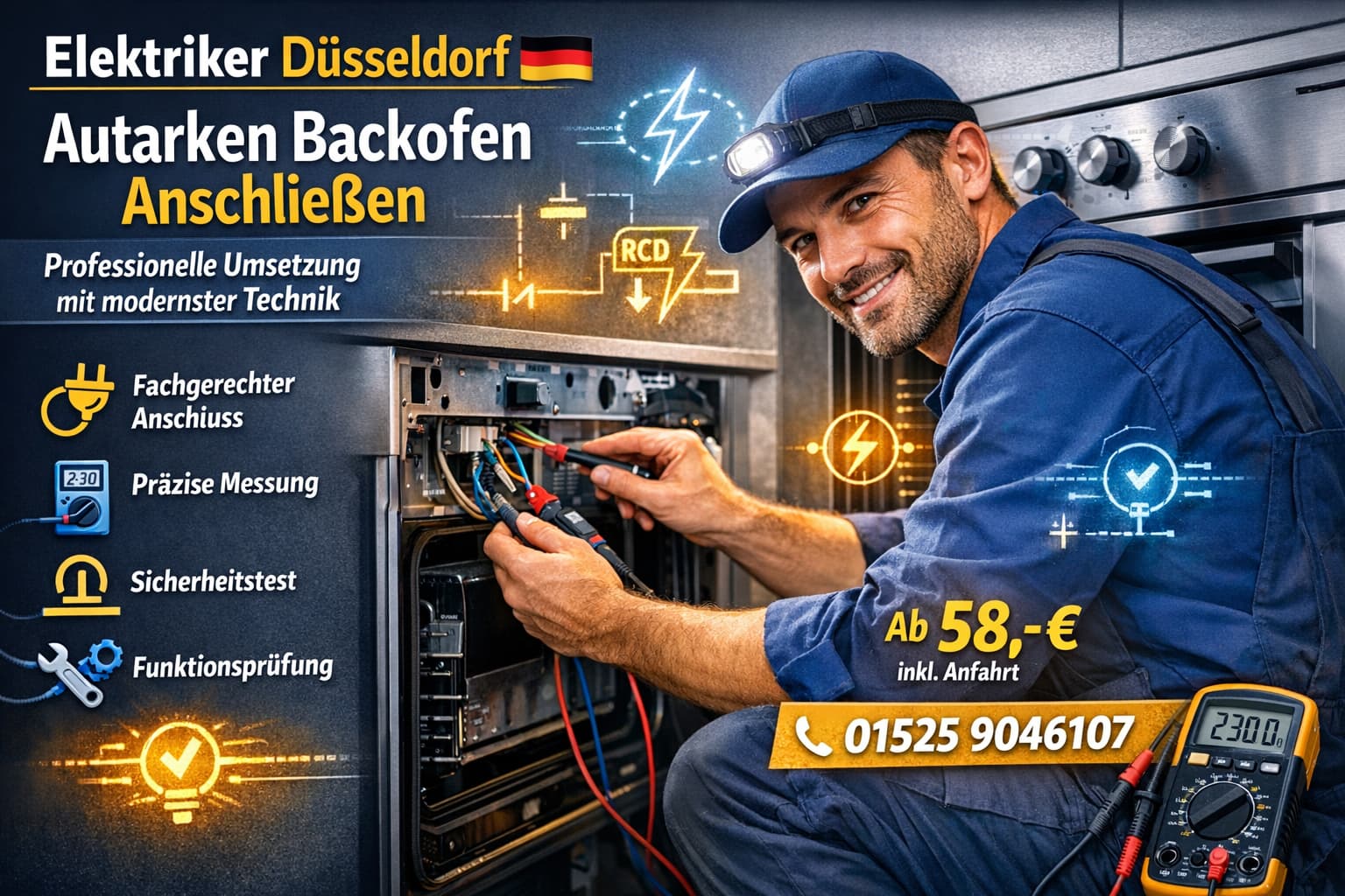 autarker backofen anschließen