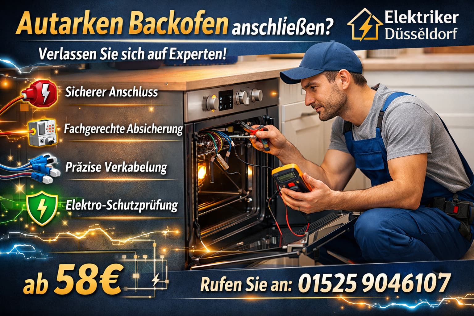 autarker backofen anschließen