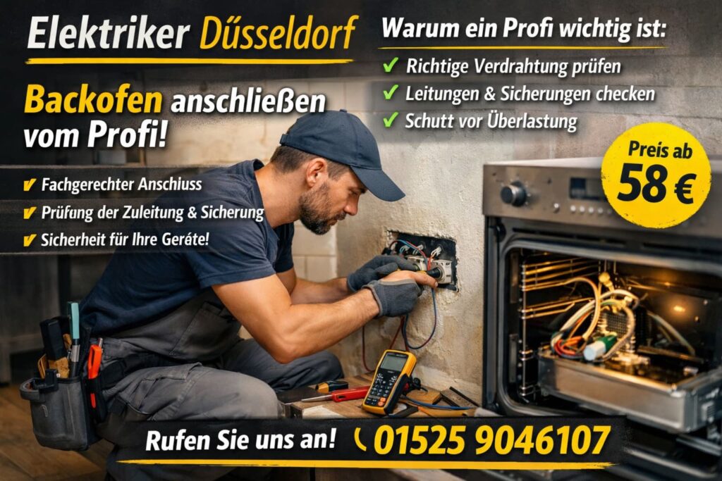 elektriker backofen anschließen