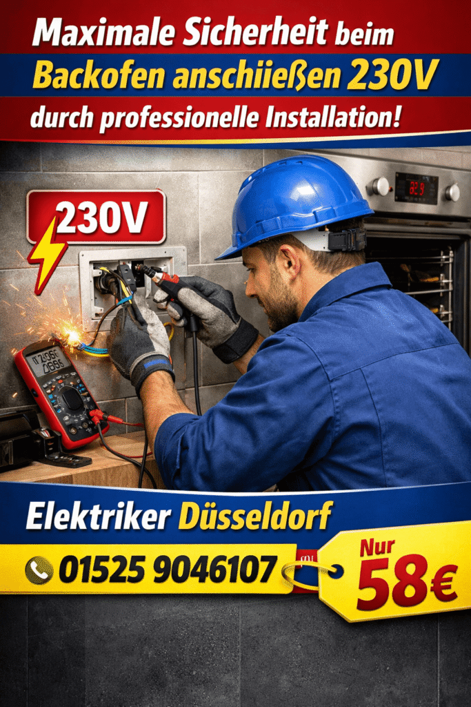 backofen anschließen 230v