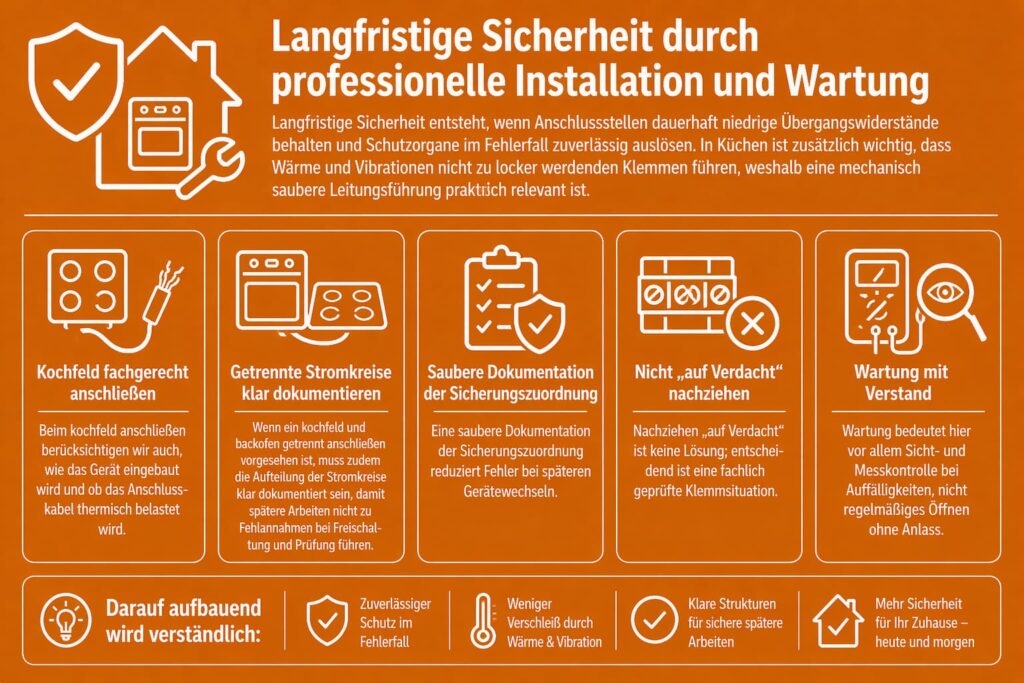 Langfristige Sicherheit durch professionelle Installation und Wartung