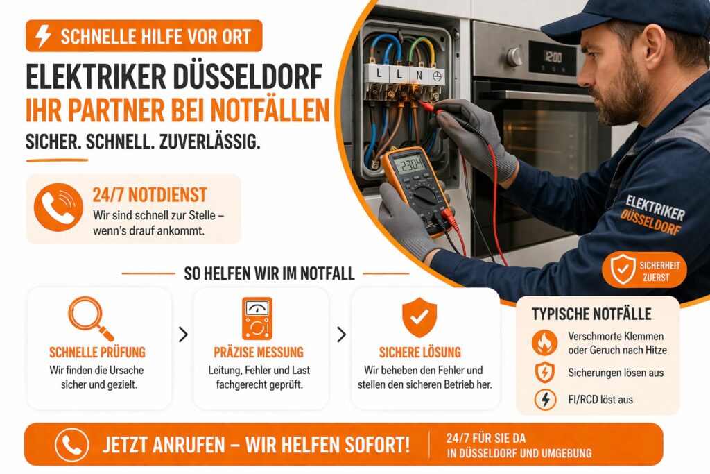 Schnelle Hilfe vor Ort: Elektriker Düsseldorf als Ihr zuverlässiger Partner bei Notfällen