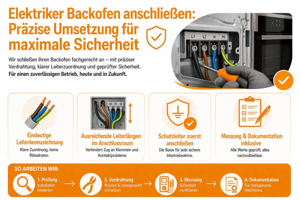 Elektriker Backofen anschließen: Präzise Umsetzung für maximale Sicherheit