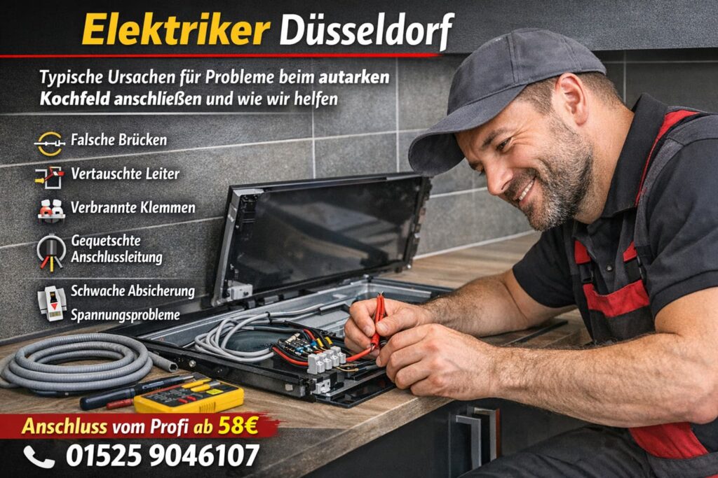 autarkes kochfeld anschließen