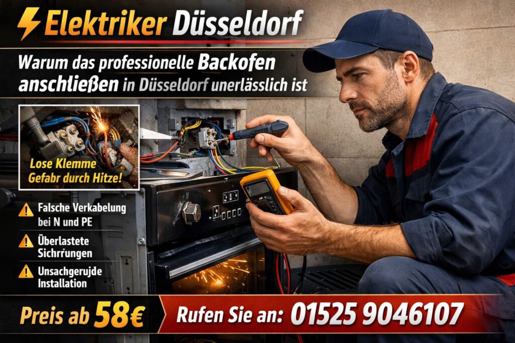 backofen anschließen