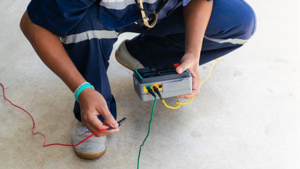 Präzise Messung der elektrischen Isolation zur Sicherstellung von Funktionalität und Schutz vor Fehlströmen.