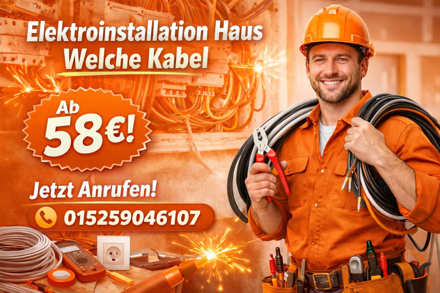 Elektroinstallation Haus Welche Kabel ab 58€ | 7 Tage