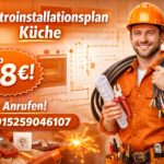 Elektroinstallationsplan Küche ab 58€ | 7 Tage Service
