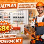 Schaltplan Sicherungskasten Hausanschluss | Hilfe ab 58 Euro
