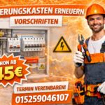Sicherungskasten erneuern Vorschriften | Hilfe ab 58€ direkt