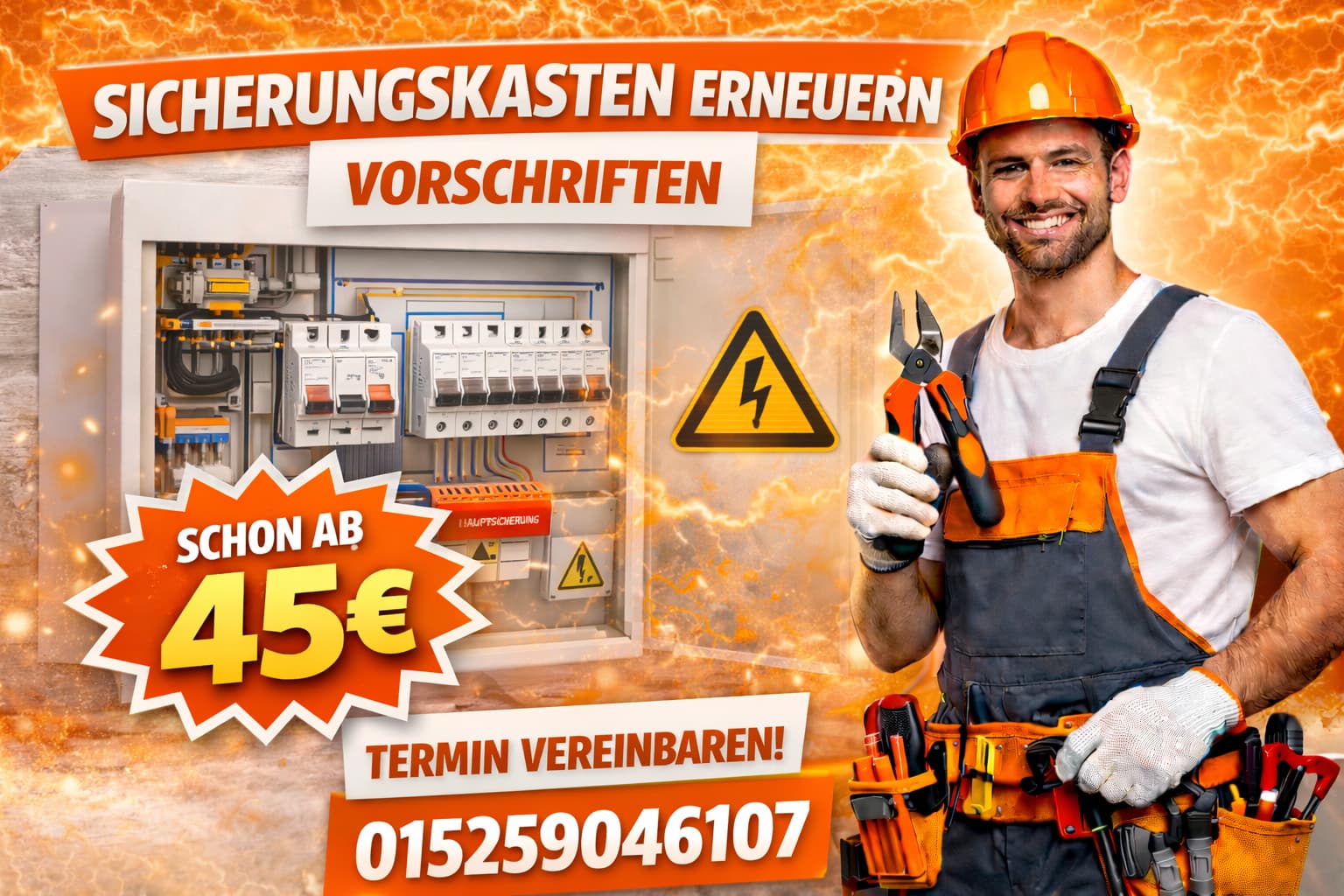 Sicherungskasten erneuern Vorschriften | Hilfe ab 58€ direkt