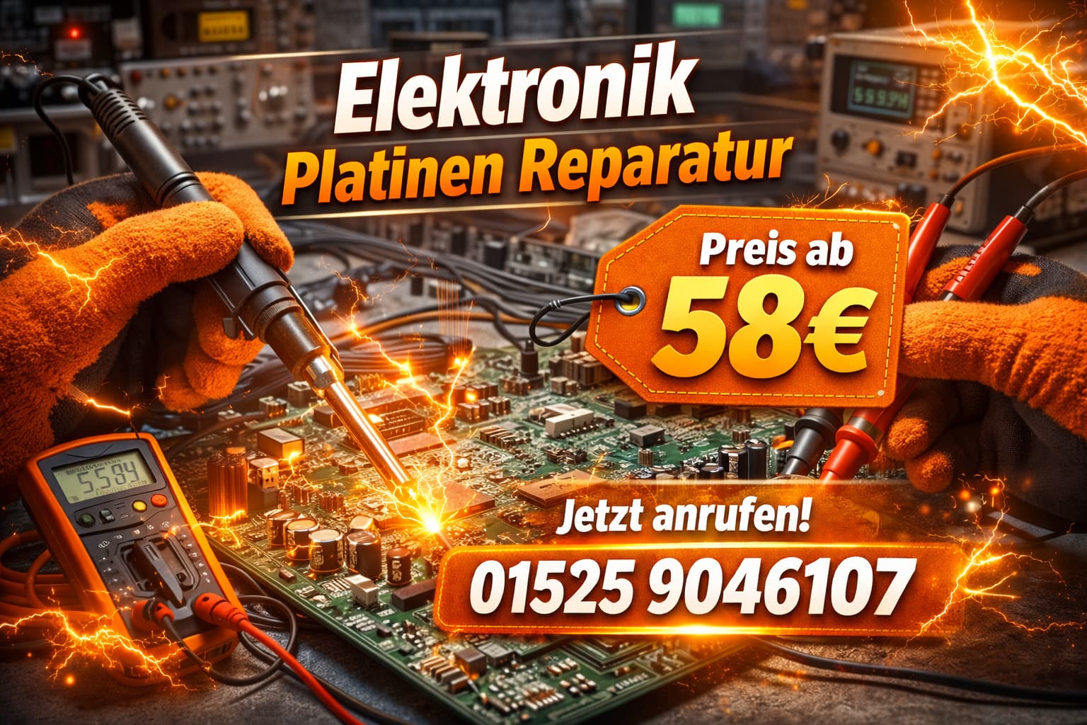 Elektronik Platinen Reparatur ab 58€ | 7 Tage Service