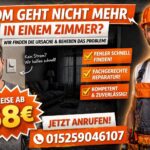 Strom geht nicht mehr in einem Zimmer | Hilfe ab 58 Euro