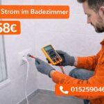 Kein strom im badezimmer ab 58€ | 24/7 Notdienst Service