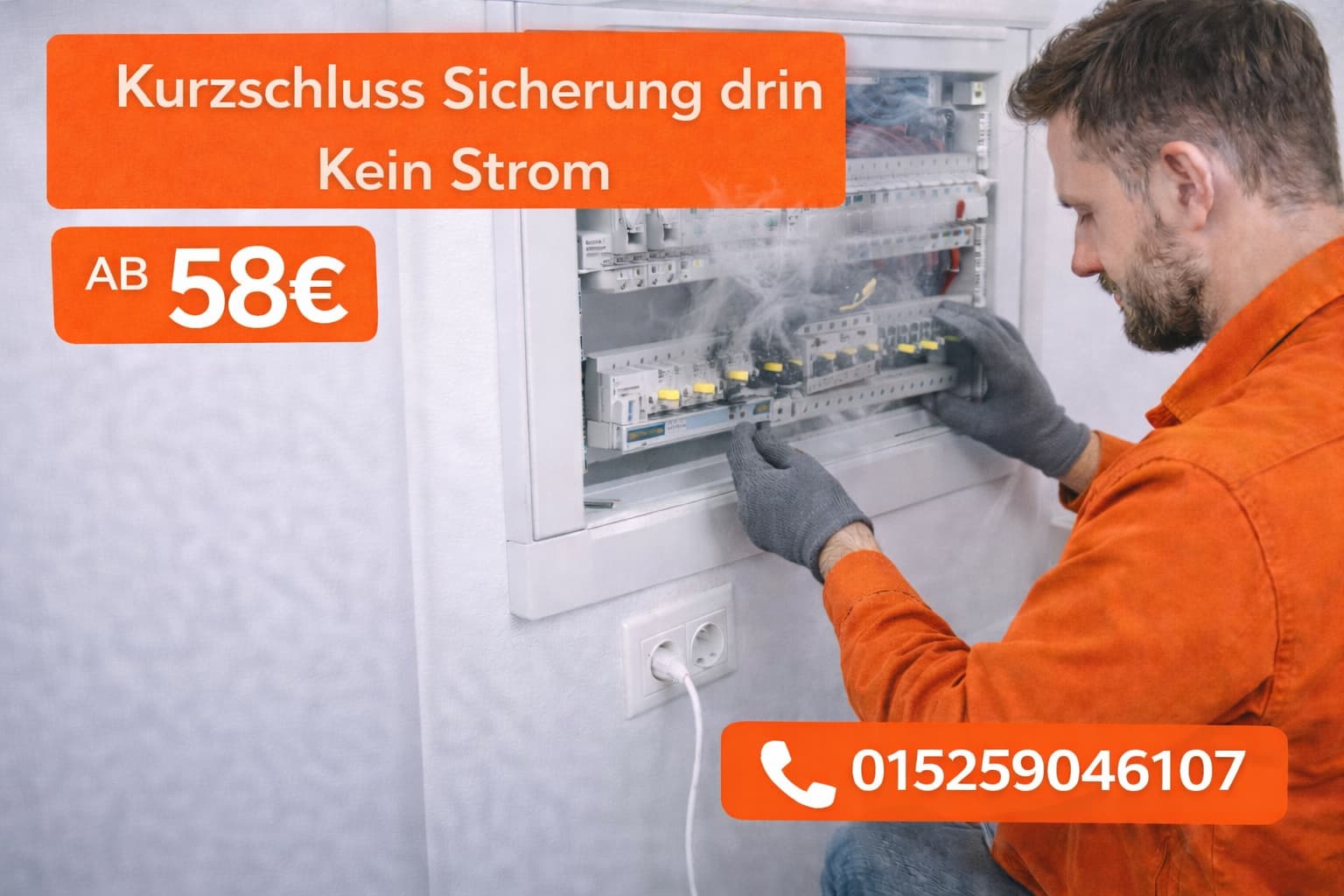Kurzschluss sicherung drin kein strom ab 58€ | 24/7 Service!