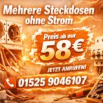Mehrere Steckdosen ohne Strom? 24/7 Service ab 58 Euro