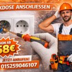 Steckdose anschließen | Hilfe ab 58 Euro vom Elektriker