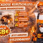 Steckdose Kurzschluss – Schnelle Hilfe vom Elektriker ab 58€