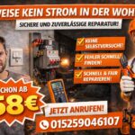 Teilweise kein Strom in der Wohnung? ab 58 € Hilfe Düsseldorf
