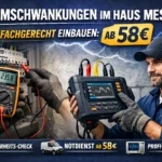 Stromschwankungen im haus messen fachgerecht einbauen: ab 58€